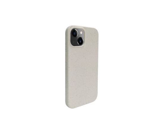 iLike Apple  iPhone 13 Silicone plastic case Eco Print Design White