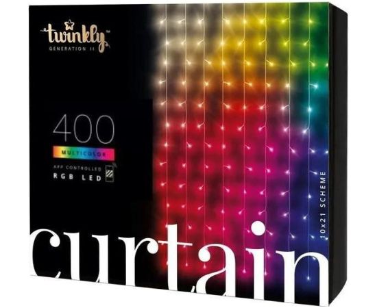 INTELLIGENT LED CURTAIN TWINKLY 400 RGBW 1.5X2.1M