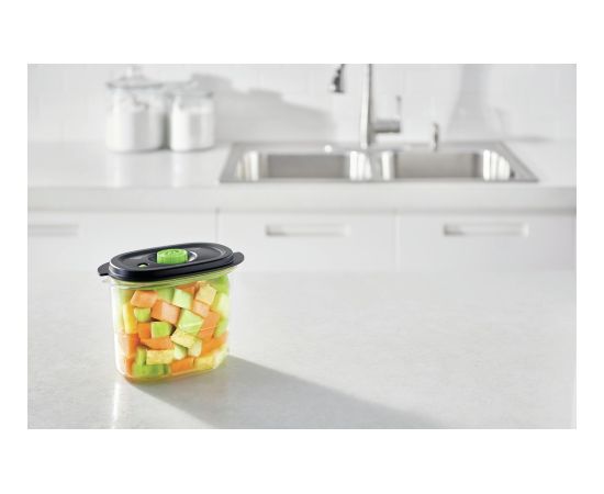 FoodSaver FFC023X food storage container Oval Box 1.8 L Black, Transparent 1 pc(s)