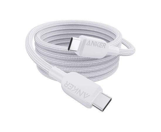 Kabel Anker 240W USB-C do USB-C 1.8m biały