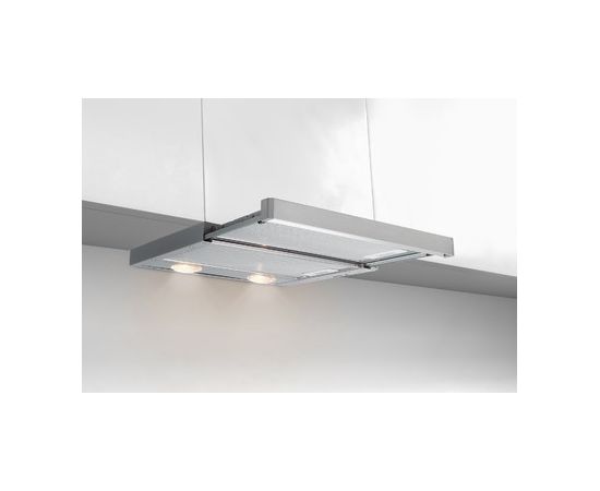 Beko HNT61210X cooker hood 280 m³/h Semi built-in (pull out) Stainless steel