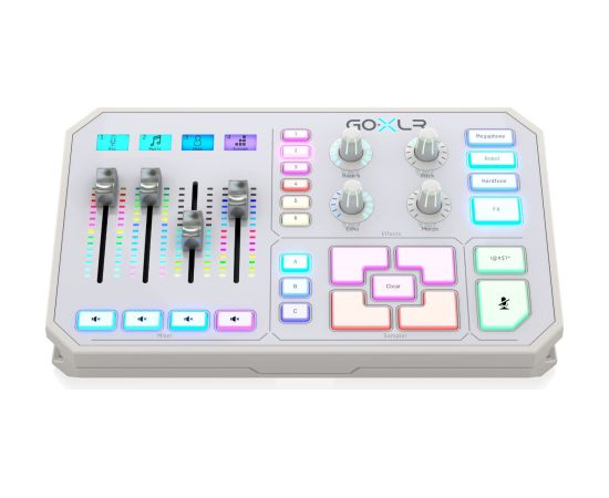 TC Helicon GO XLR-WH - USB audio mixer and interface, white