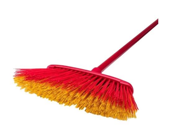 Broom VILEDA 2in1 Garden Outdoor (red/yellow)