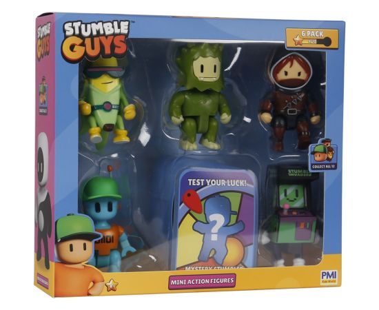 P.m.i. Kids World STUMBLE GUYS S2 MINI ACTION FIGURES - 6 PACK DELUXE BOX VER.A