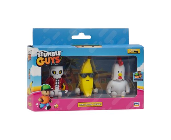 STUMBLE GUYS - MINI FIGURK - ZESTAW 3 FIGUREK VER.B