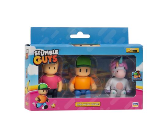 STUMBLE GUYS - MINI FIGURKI- ZESTAW 3 FIGUREK VER.A