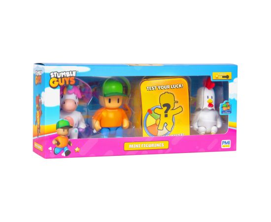 STUMBLE GUYS - MINI FIGURKI- ZESTAW 4 FIGUREK VER.B