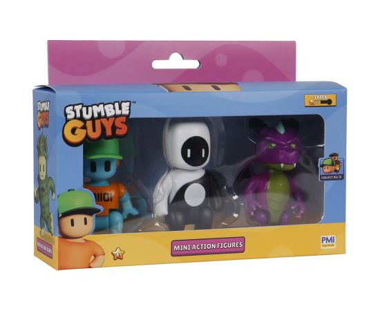 P.m.i. Kids World STUMBLE GUYS S2 MINI ACTION FIGURES - 3 PACK VER.C