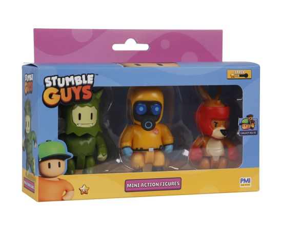 P.m.i. Kids World STUMBLE GUYS S2 MINI ACTION FIGURES - 3 PACK VER.B