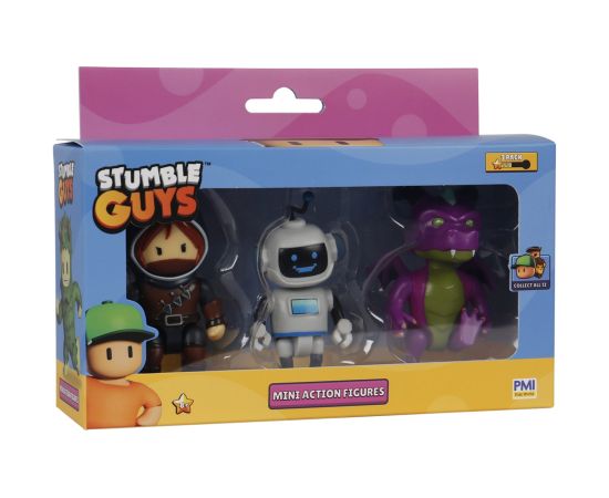 P.m.i. Kids World STUMBLE GUYS S2 MINI ACTION FIGURES - 3 PACK VER.A