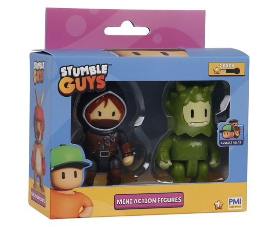 P.m.i. Kids World STUMBLE GUYS S2 MINI ACTION FIGURES - 2 PACK VER.A