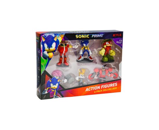 P.m.i. Kids World SONIC PRIME - FIGURKA AKCJI - ZESTAW 6 FIGUREK [DELUXE BOX]