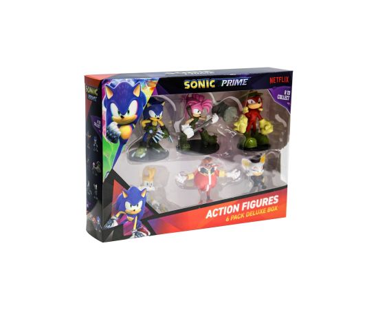 P.m.i. Kids World SONIC PRIME - FIGURKA AKCJI - ZESTAW 6 FIGUREK [DELUXE BOX]