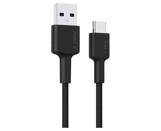 AUKEY CB-CD30 USB-C Type-C Power Delivery PD 3A 0.9m Nylon Black