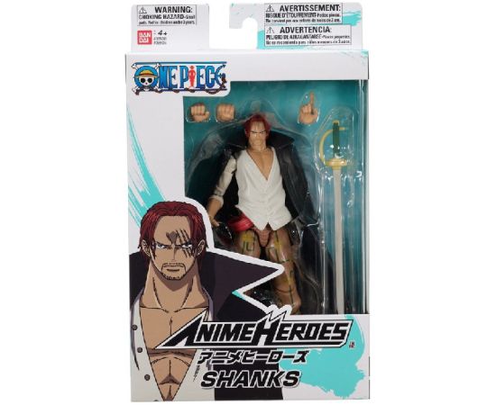 Bandai ANIME HEROES ONE PIECE - SHANKS