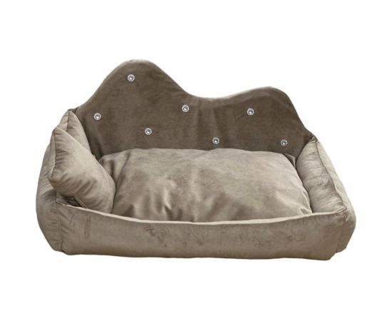 GO GIFT Prince beige L - pet bed - 52 x 42 x 10 cm