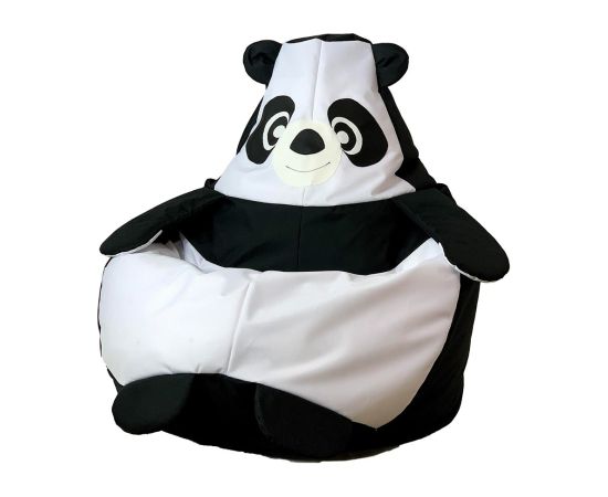 Go Gift Sako bag pouffe Panda black and white XL 130 x 90 cm