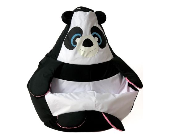 Go Gift Sako bag pouffe Panda black and white XL 130 x 90 cm