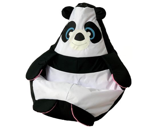 Go Gift Sako bag pouffe Panda black and white XL 130 x 90 cm