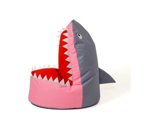 Go Gift Sako bag pouffe Shark grey-pink XXL 100 x 60 cm