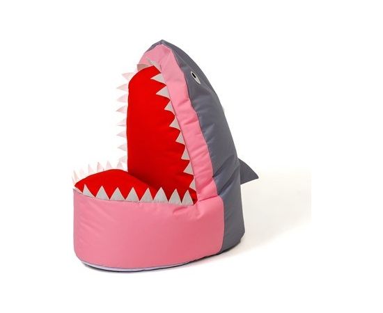 Go Gift Sako bag pouffe Shark grey-pink XXL 100 x 60 cm