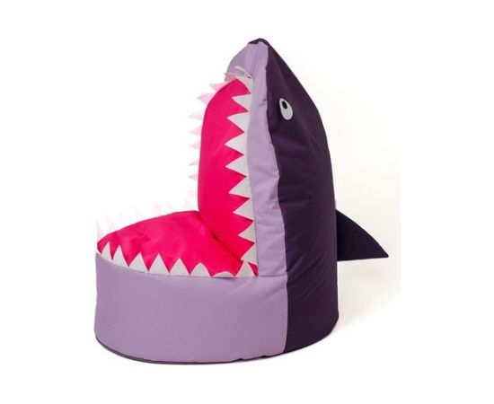 Go Gift Sako bag pouffe Shark purple-light purple XXL 100 x 60 cm