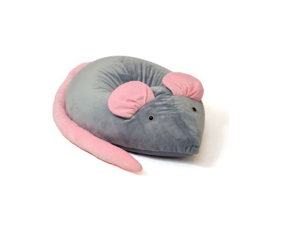 Go Gift Sako bag pouffe Mouse grey-pink L 110 x 80 cm