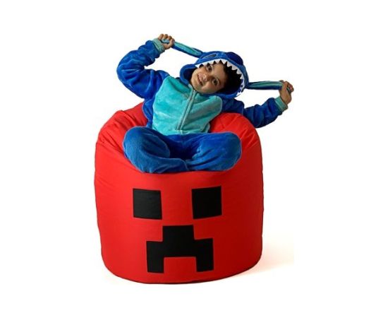 Go Gift Minecraft red XXL 110 x 90 cm Sako bag pouffe