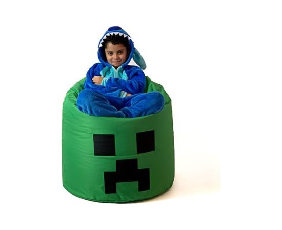 Go Gift Sako bag pouffe Minecraft green XXL 110 x 90 cm