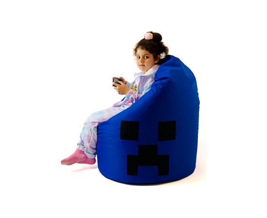 Go Gift Sako bag pouffe Minecraft blue XXL 110 x 90 cm