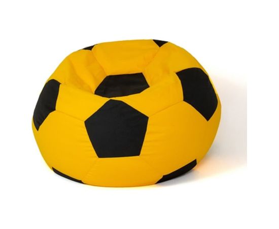 Go Gift Soccer Sako bag pouffe yellow-black XXL 140 cm