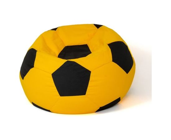 Go Gift Soccer Sako bag pouffe yellow-black XL 120 cm