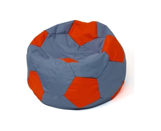 Go Gift Soccer Sako bag pouffe grey-red XXL 140 cm