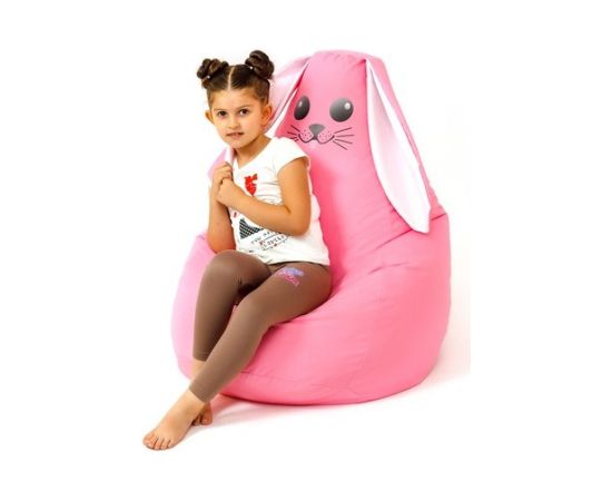 Go Gift Sako bag pouf Rabbit pink XXL 140 x 100 cm