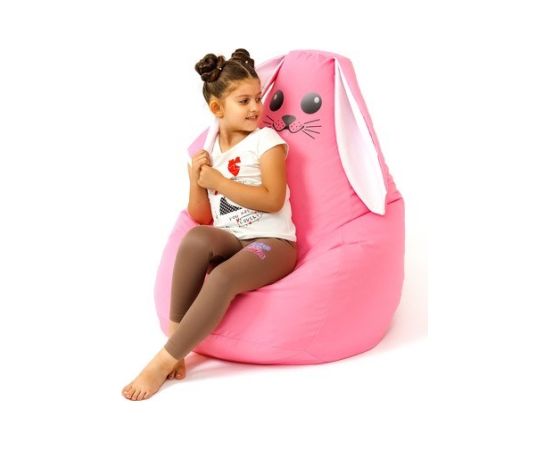 Go Gift Sako bag pouf Rabbit pink XXL 140 x 100 cm