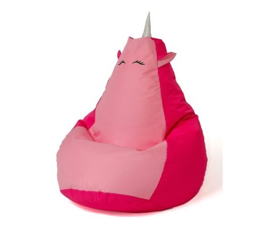 Go Gift Sako bag pouf Unicorn pink-light pink XXL 140 x 100 cm