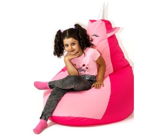 Go Gift Sako bag pouf Unicorn pink-light pink XXL 140 x 100 cm