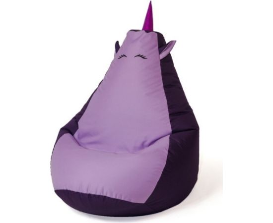 Go Gift Sako bag pouffe Unicorn purple-light purple XXL 140 x 100 cm