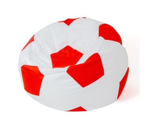 Go Gift Sako bag pouf Ball white-red XXL 140 cm