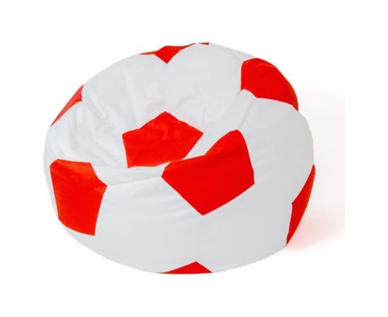 Go Gift Sako bag pouf Ball white-red XL 120 cm