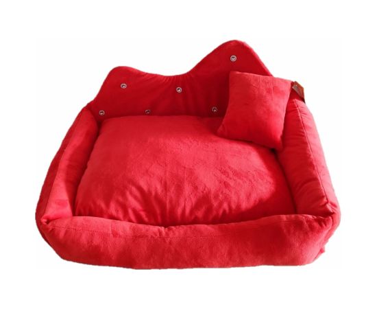 GO GIFT Prince red XL - pet bed - 60 x 45 x 10 cm