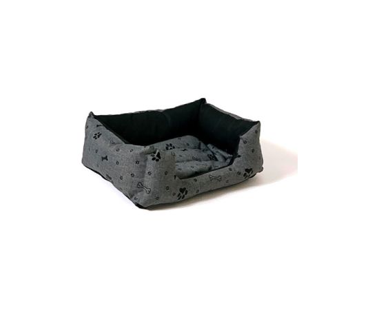 GO GIFT Dog bed XXL - graphite - 90x63x16 cm