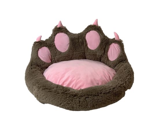 GO GIFT Dog and cat bed - brown - 75x75 cm