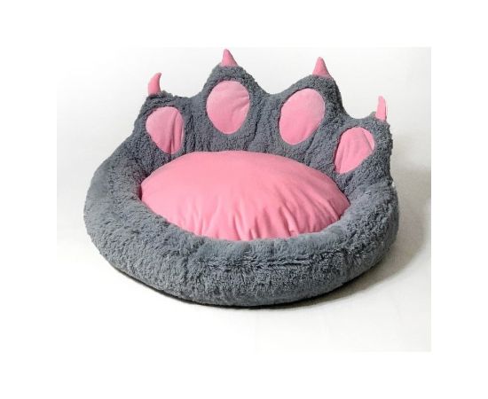 GO GIFT Dog and cat bed - grey - 75x75 cm