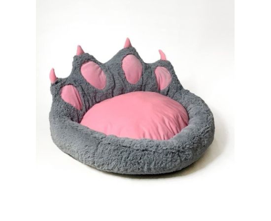 GO GIFT Dog and cat bed - grey - 75x75 cm