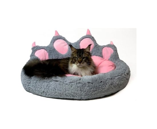 GO GIFT Dog and cat bed - grey - 75x75 cm