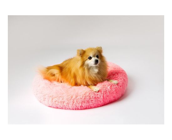 GO GIFT Shaggy pink XL - pet bed - 80 x 83 x 10 cm