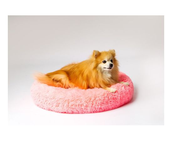 GO GIFT Shaggy pink XL - pet bed - 80 x 83 x 10 cm