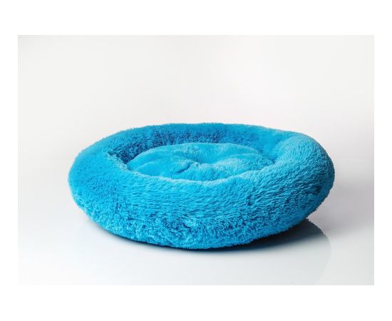 GO GIFT Shaggy blue XL - pet bed - 80 x 83 x 10 cm