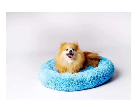 GO GIFT Shaggy blue XL - pet bed - 80 x 83 x 10 cm